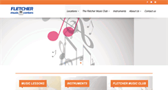 Desktop Screenshot of fletchermusic.com
